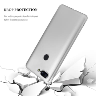 OnePlus 5T Suojakuori Kotelo (Hopea)