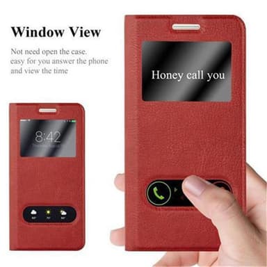 Lompakkokotelo Samsung Galaxy A5 2015 Case (Punainen)