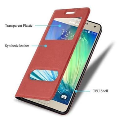 Lompakkokotelo Samsung Galaxy A5 2015 Case (Punainen)