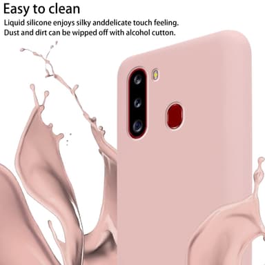 Suojakuori Samsung Galaxy A21 Kotelo (Vaaleanpunainen)