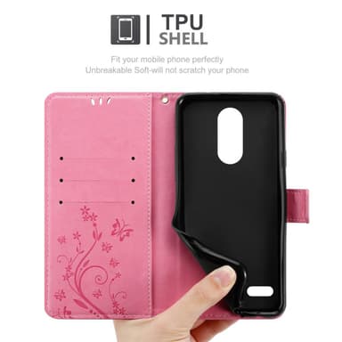 LG K10 2018 / K11 / K11 PLUS Suojakuori Lompakkokotelo