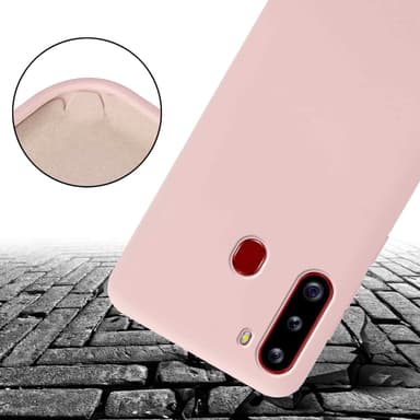 Suojakuori Samsung Galaxy A21 Kotelo (Vaaleanpunainen)