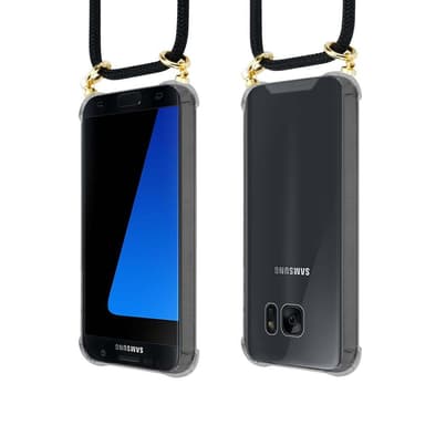 Samsung Galaxy S7 EDGE Suojakuori Kotelo (Musta)