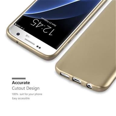 Samsung Galaxy S7 Suojakuori Kotelo (kulta)