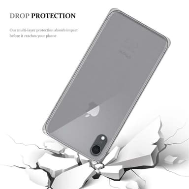 iPhone XR Suojakuori Kotelo (Läpinäkyvä)