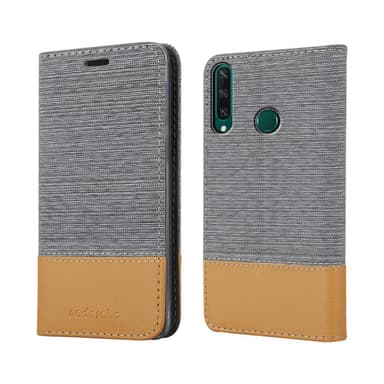 Huawei Y6P Suojakuori Lompakkokotelo (harmaa)