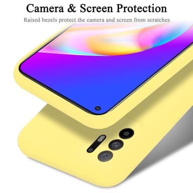 Oppo A94 5G Suojakuori Kotelo Case (Keltainen)