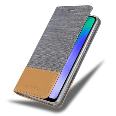 Huawei Y6P Suojakuori Lompakkokotelo (harmaa)