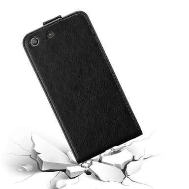 Sony Xperia M5 Suojakuori Lompakkokotelo (Musta)