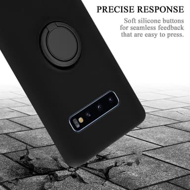 Samsung Galaxy S10 4G Suojakuori Kotelo (Musta)