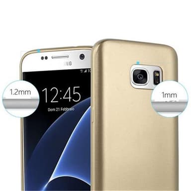 Samsung Galaxy S7 Suojakuori Kotelo (kulta)