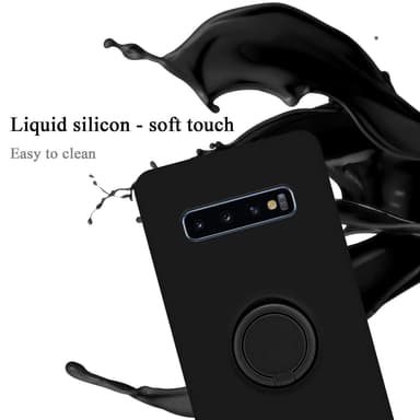 Samsung Galaxy S10 4G Suojakuori Kotelo (Musta)