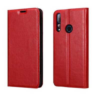 HTC Desire 19 PLUS Suojakuori Lompakkokotelo (Punainen)