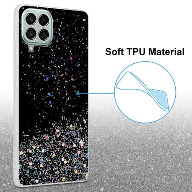 Samsung Galaxy M33 5G Suojakuori Kotelo (Musta)