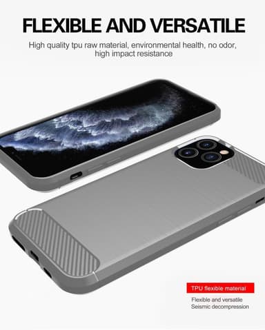 Suojakuori iPhone 11 PRO MAX Kotelo (harmaa)