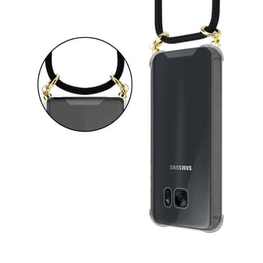 Samsung Galaxy S7 EDGE Suojakuori Kotelo (Musta)