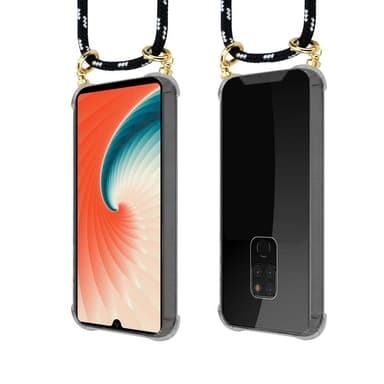 Huawei MATE 20 Suojakuori Kotelo Ketju (Musta)