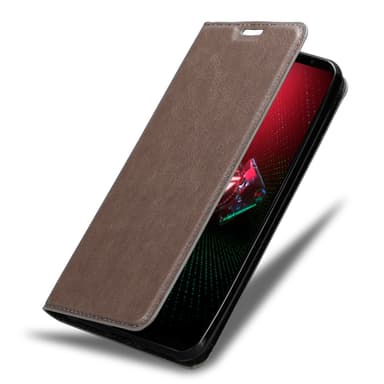 Asus ROG Phone 5 Suojakuori Lompakkokotelo (Ruskea)
