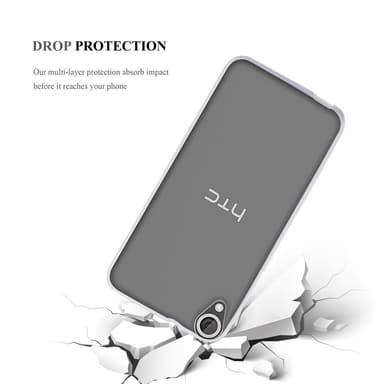 HTC Desire 820 Suojakuori Kotelo (Läpinäkyvä)