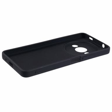 SKALO Xiaomi Redmi A3 Mattamusta erittäin ohut TPU-suojakuori