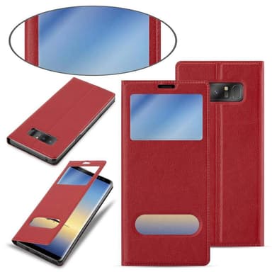 Lompakkokotelo Samsung Galaxy NOTE 8 Case (Punainen)