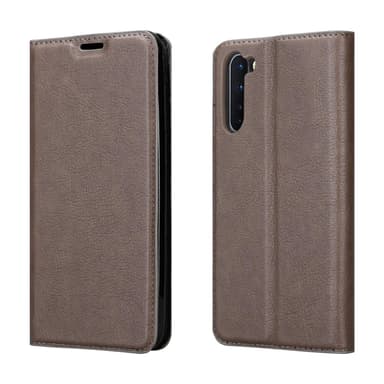 OnePlus Nord Suojakuori Lompakkokotelo (Ruskea)