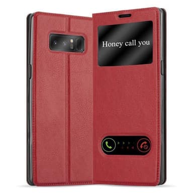 Lompakkokotelo Samsung Galaxy NOTE 8 Case (Punainen)
