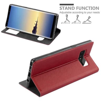 Lompakkokotelo Samsung Galaxy NOTE 8 Case (Punainen)