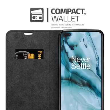 OnePlus Nord Suojakuori Lompakkokotelo (Ruskea)