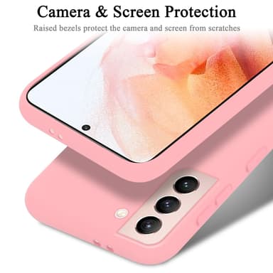 Samsung Galaxy S22 Suojakuori Kotelo (Vaaleanpunainen)