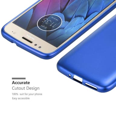 Motorola MOTO G5S Suojakuori Kotelo (Sininen)