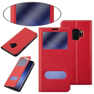 Lompakkokotelo Samsung Galaxy S9 Case (Punainen)