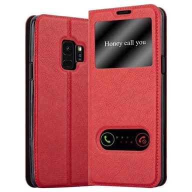 Lompakkokotelo Samsung Galaxy S9 Case (Punainen)