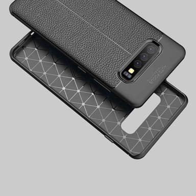 Samsung Galaxy S10 PLUS Suojakuori Cover (Musta)