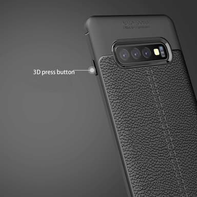 Samsung Galaxy S10 PLUS Suojakuori Cover (Musta)