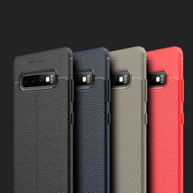 Samsung Galaxy S10 PLUS Suojakuori Cover (Musta)