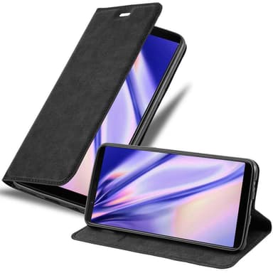 OnePlus 5T Suojakuori Lompakkokotelo (Musta)