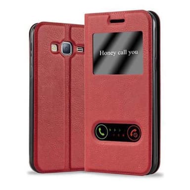 Lompakkokotelo Samsung Galaxy J3 2016 Case (Punainen)
