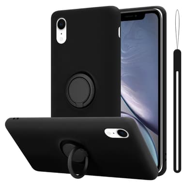 iPhone XR Suojakuori Case Kotelo (Musta)