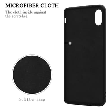 iPhone XR Suojakuori Case Kotelo (Musta)