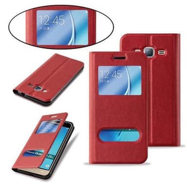 Lompakkokotelo Samsung Galaxy J3 2016 Case (Punainen)