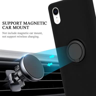 iPhone XR Suojakuori Case Kotelo (Musta)