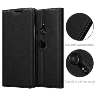 Sony Xperia XZ3 Suojakuori Lompakkokotelo (Musta)