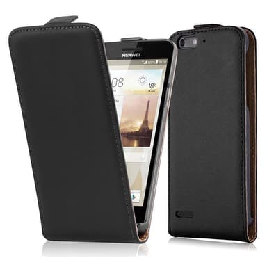 Huawei ASCEND P6 MINI Suojakuori Cover (Musta)