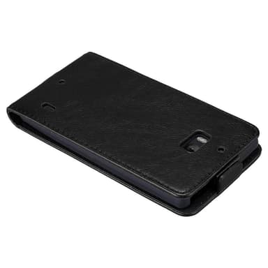 Nokia Lumia 929 / 930 Suojakuori Lompakkokotelo (Musta)
