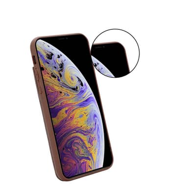 Suojakuori iPhone XS MAX Kotelo (Ruskea)