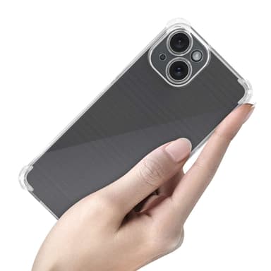 iPhone 15 PLUS Suojakuori Kotelo (Läpinäkyvä)