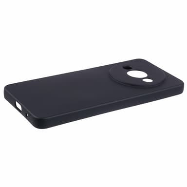 SKALO Xiaomi Redmi A3 Mattamusta erittäin ohut TPU-suojakuori