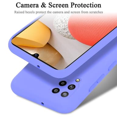 Samsung Galaxy A42 4G Suojakuori Kotelo (Violetti)