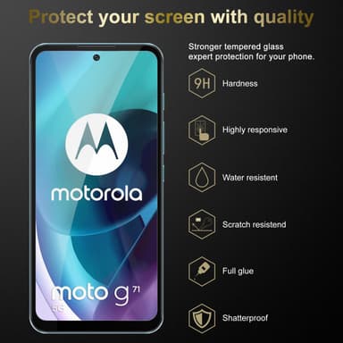 Motorola MOTO G71 5G 3x Näytönsuoja Karkaistu lasi